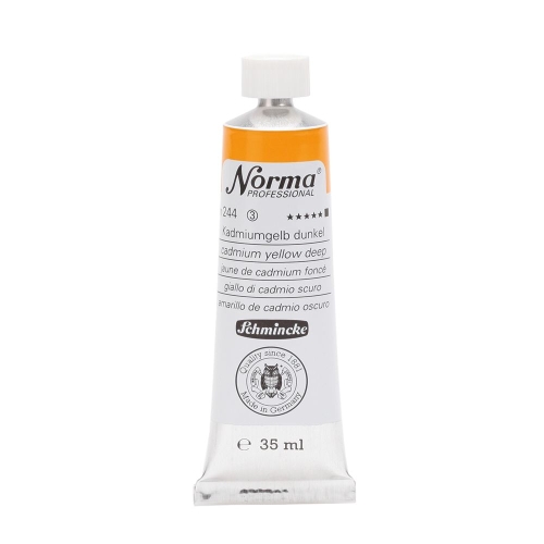 Norma oil color 35 ml, cadmium yellow dark (g.p. 1L=391,42€))